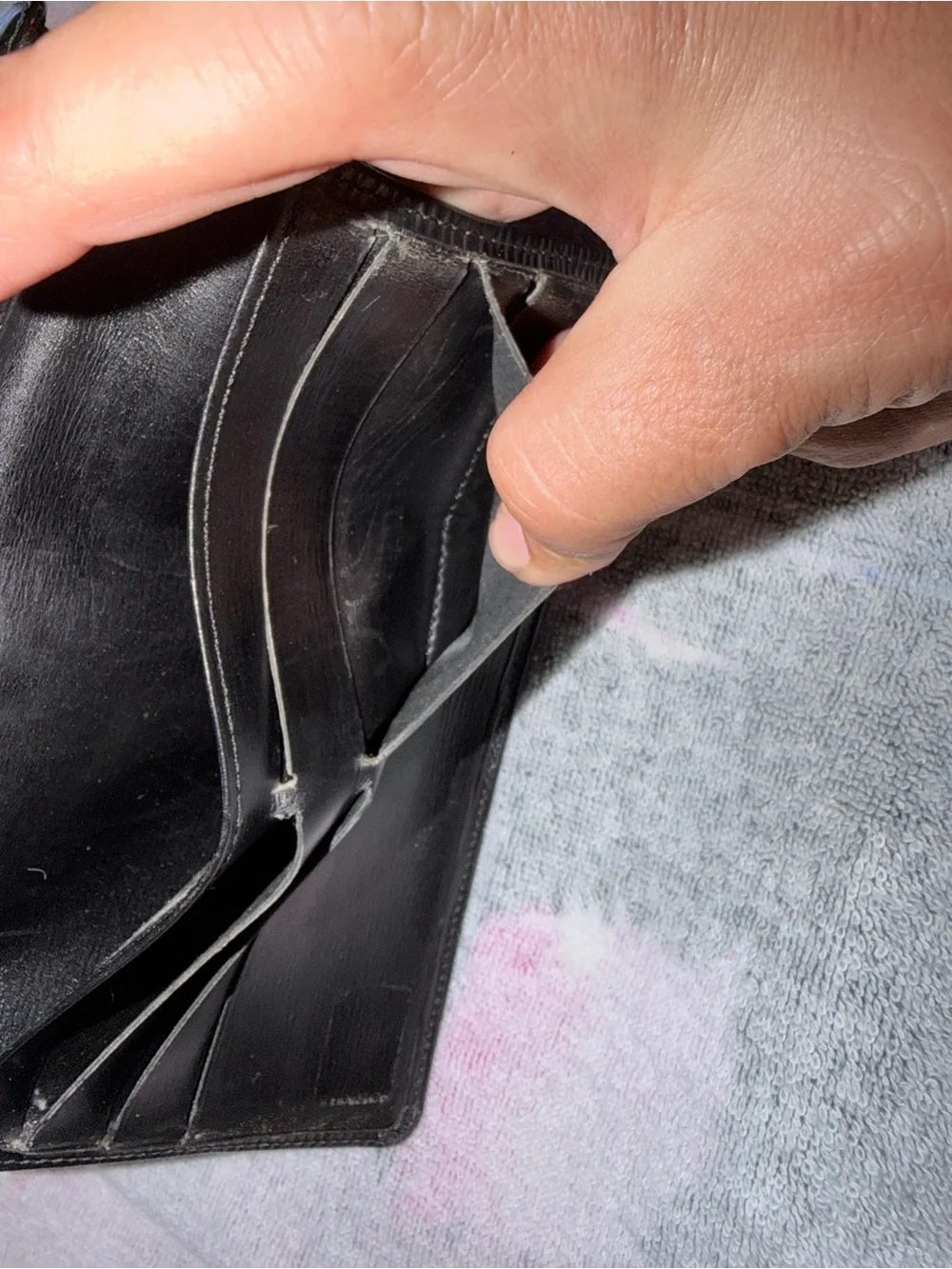 Louis Vuitton Pochette Félicie Black Epi Leather Wallet on Chain
